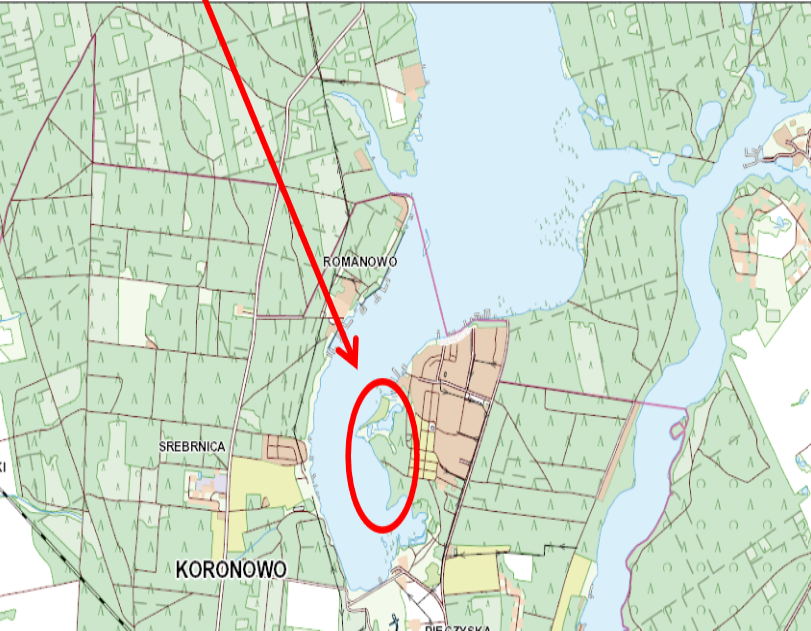 Mapa lokalizacji działki