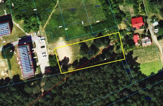 Mapa lokalizacji działki