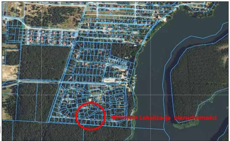 Mapa lokalizacji działki