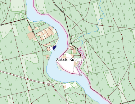 Mapa lokalizacji działki