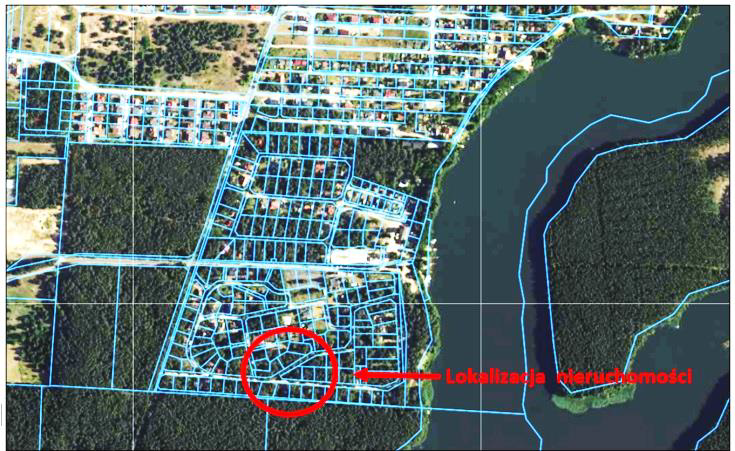 Mapa lokalizacji działki