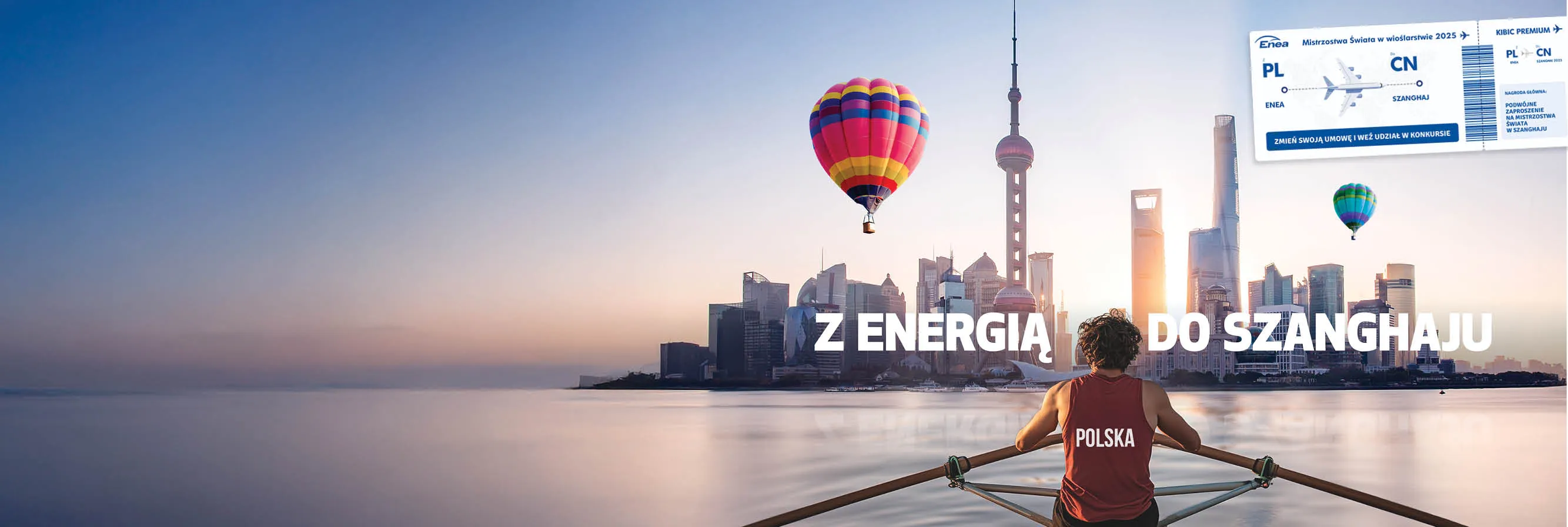 Z energią do Szanghaju