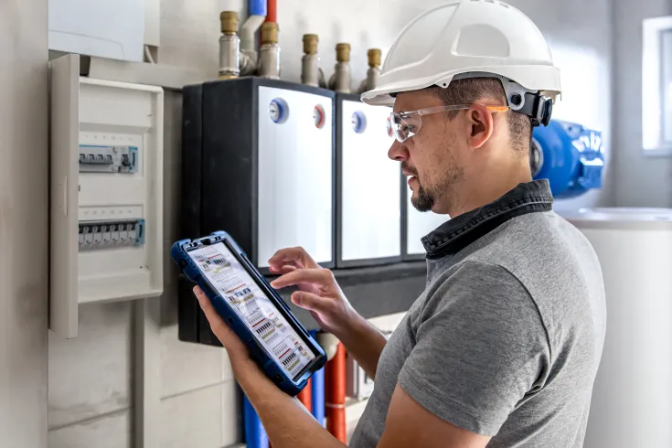 electrical-technician-looking-focused-while-working-switchboard-with-fuses